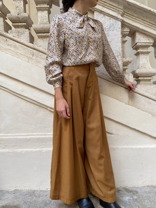Abbinamento Camicetta Vintage e Pantalone Lungo