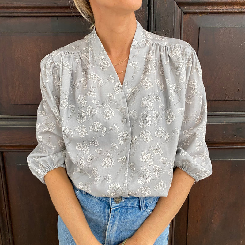 Blusa scollo a V