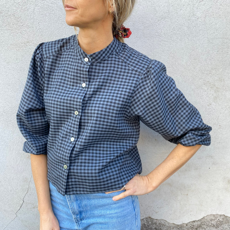 Camicia In Seta Con Maniche A Sbuffo - Foto 10