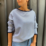 Boat neck sweater