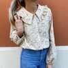 Blusa Colletto a Corolla
