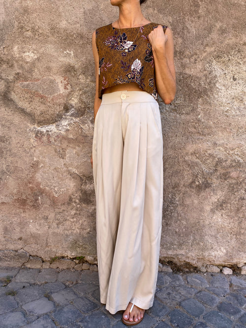 Abbinamento Pantalone lungo e Top corto