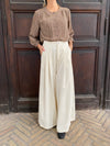 Abbinamento Pantaloni in velluto e Camicetta vintage