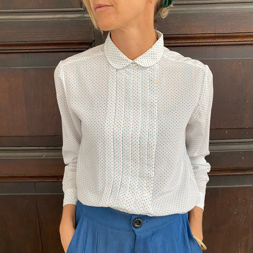 Abbinamento Pantaloni lunghi e Camicetta vintage