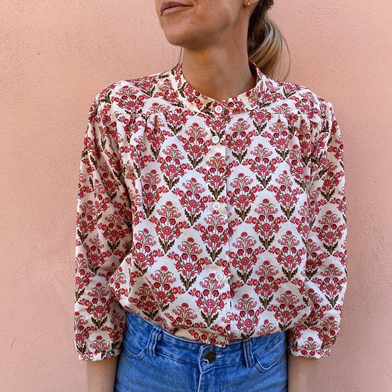 Blusa Palloncino maniche a tre quarti