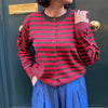 Cardigan a righe