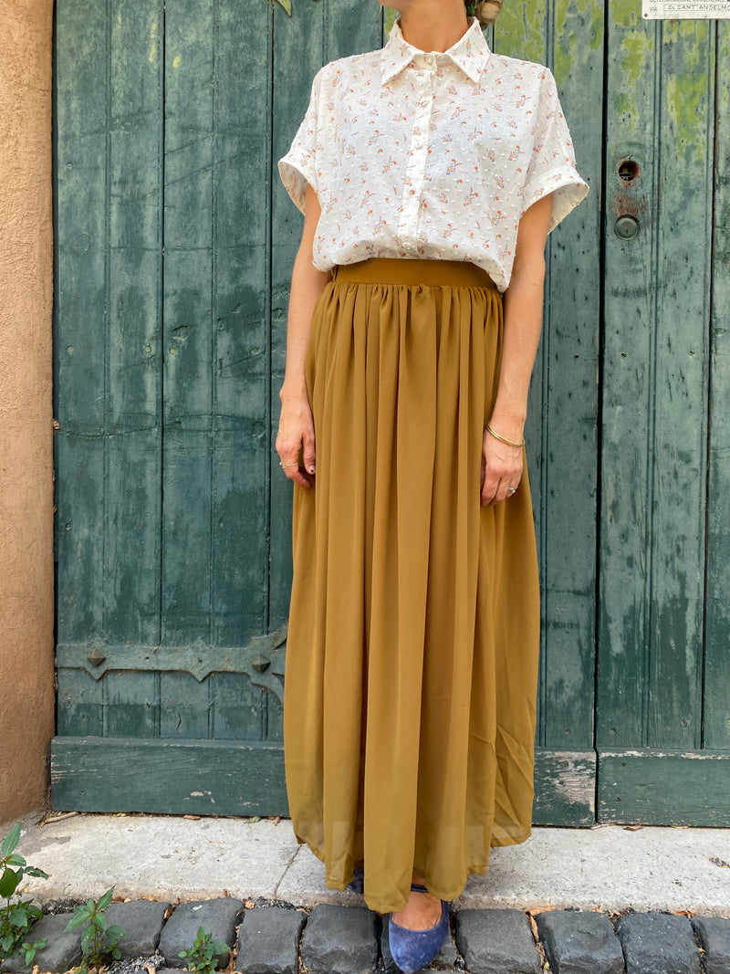Abbinamento Camicia Mezza Manica e Gonna Chiffon