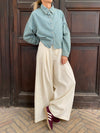 Abbinamento Pantaloni in velluto e Camicia jeans