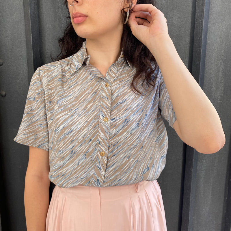 Abbinamento Camicetta vintage e Gonna rosa