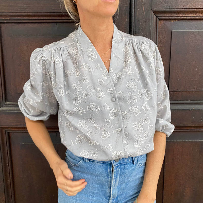 Blusa scollo a V