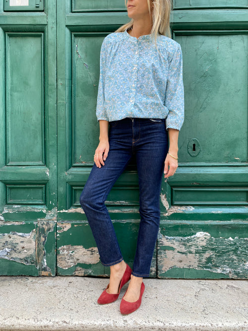 Blusa Palloncino maniche a tre quarti