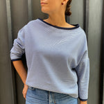 Boat neck sweater