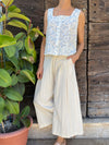 Abbinamento Pantalone e Top bottoncini