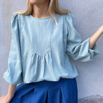Flared blouse
