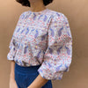 Flared blouse
